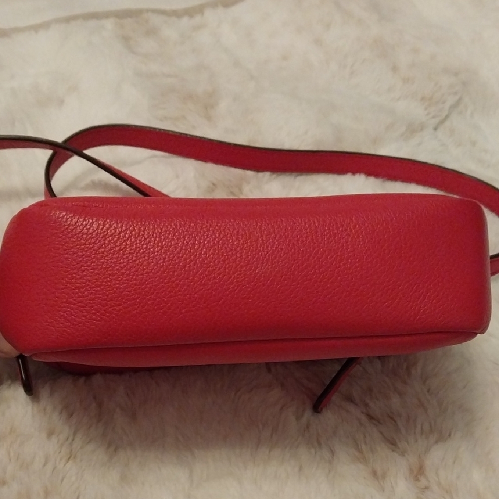 Diane Von Furstenberg Red Leather Crossbody Bag - Picture 4 of 11